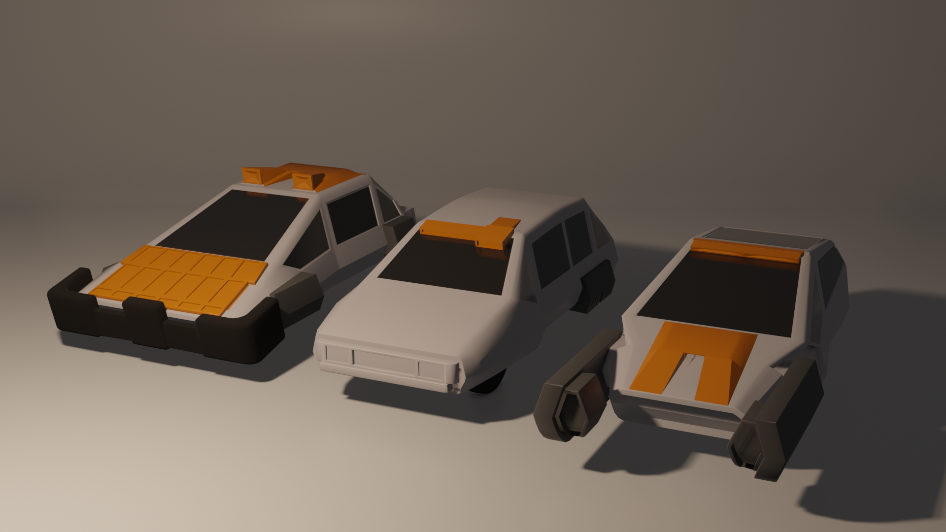 Sci-Fi Hovercar Asset Pack preview image 1
